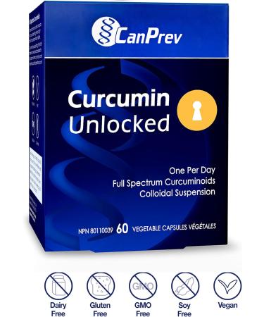 CanPrev - Curcumin Unlocked 60 v-caps - Provides Curcuminoids with Enhanced Bioavailability for Use as Antioxidants - Full Spectrum Curcuminoids Colloidal Suspension - Buy Online on GoSupps.com