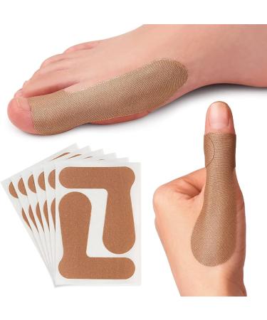 Cushioned Hammer Toe Separator Splints - 10pcs Toe Tape Straps & Splint Fixation for Turf Toe - Breathable Toe Straightener & Protectors - Buy Online on GoSupps.com