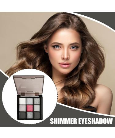 Smokey Eyeshadow Dark Grey Shimmer Eyeshadow Smoky Shadow Palette Matte Black Shiny Mixed 9 Colors Dark Eyeshadow Long Lasting Halloween Masked - Buy Online on GoSupps.com
