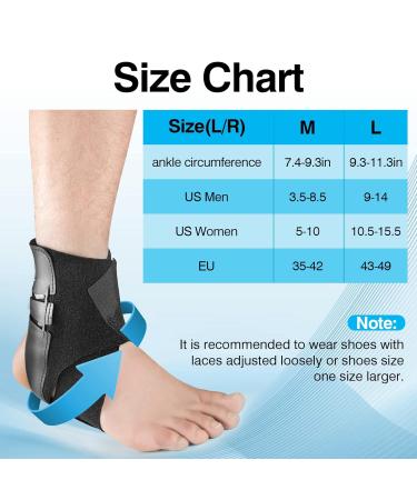 Sprained Ankle Support Brace for Men & Women - Injury Recovery Stabilizer for Basketball Volleyball & Soccer - M-Right - Buy Online on GoSupps.com