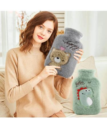 Heat Bottle for Children - Dinosaur Hot Water Bottle with Washable Cover | Perfect Christmas & Winter Gift for Warmth - Buy Online on GoSupps.com