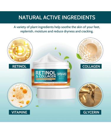 Trendyfave Retinol Moisturiser Cream Collagen Face Cream with Retionl 5% Hyaluronic Acid and Vitamin E Smoothes Wrinkles Day and Night Cream Firming Retinoid Cream - Buy Online on GoSupps.com