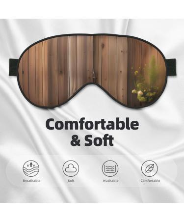 Vintage Door Print Soft Eye Mask - Sleep Mask for Men & Women | Travel Eye Mask for Restful Sleep - Buy Online on GoSupps.com