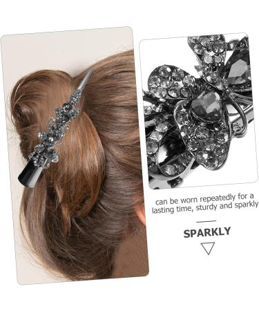 FRCOLOR Alligator Hair Clips Rhinestone Hair Clips Sparkle Hair Clips Hair Bling Hair Clips for Styling Jeweled Hair Clips Glitter Hair Clips Decorative Hair Clips Decorate Gem Metal - Buy Online on GoSupps.com