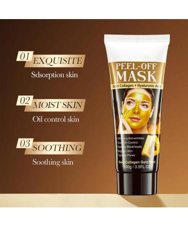 HOUSN Cleansing face mask anti-blackhead to hydrate cleanse and brighten oil control 100g of golden collagen - Buy Online on GoSupps.com