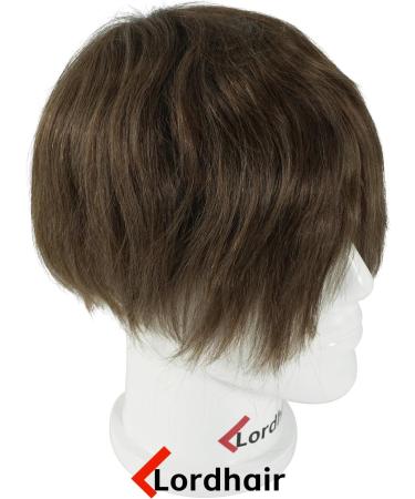 Lordhair Toupee for Men with 100% European human hair 8x10 inch Hairpiece for Men 0.03mm Ultra Thin Skin Hairsystem All V-looped Mens Toupee (Light Brown #7) Light Brown 7# - Buy Online on GoSupps.com