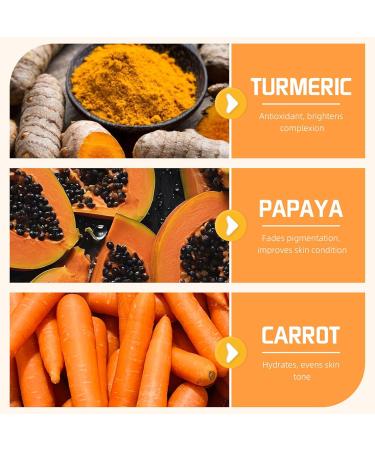 AILKE BOOST LUSTER AILKE Power Whitening Turmeric & Papaya Soap Bar Gentle Clean Skin Reduce Dark Spots Acne Unclogs Pores for Face Body and All Skin Types 200g Pack of 5 - Buy Online on GoSupps.com