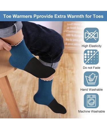 Neoprene Toe Warmers - 2 Pairs for Winter Sports & Hiking | S & M Sizes | Thermal Toe Protection - Buy Online on GoSupps.com