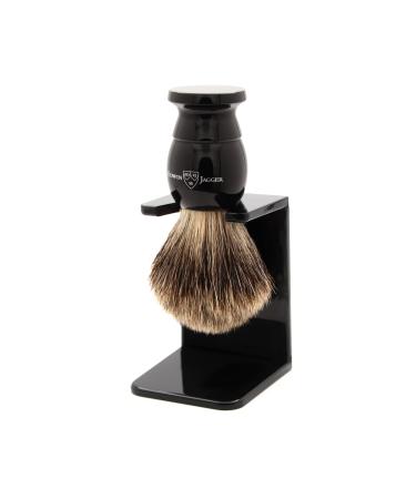 Edwin Jagger English Shaving Brush Best Badger Medium - Ebony