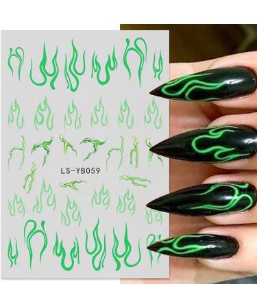 Halloween Nail Art Stickers Glow in The Dark Luminous Halloween Nail Decals DIY Nail Art Supplies for Halloween Days Luxury Pegatinas para U as Women Girls DIY Nail Decorations - Buy Online on GoSupps.com