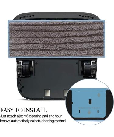 MXZONE Washable Wet Mopping Pads for iRobot Braava Jet m6 - Reusable & Advanced (4 Pack) - Buy Online on GoSupps.com