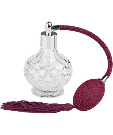 NeaxgeandX 3 set of Vintage Style Perfume Spray Bottle 80ml Fine Mist for Gift Makeup Tool Purple Red 3 Set of (Purple Red 80ml) - Buy Online on GoSupps.com