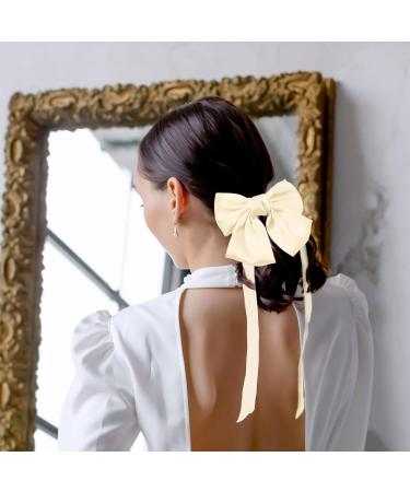 EUPSIIU 6 Pieces Bow Hair Clip Big Bowknot Hairpin French Hair Clips 3 Color Bow Hair Clip for Women Solid Color Bow Hair Clips Hair Barrettes Accessories for Women Girls (Red+Black+White) - Buy Online on GoSupps.com