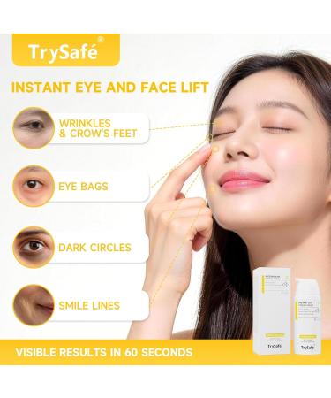 1.06oz PDRN & Calcium Temporary Eye Tightener - Reduce Eye Bags Puffy Eyes Dark Circles & Firm Wrinkle Smile Line Instantly* | Hyaluronic Retinol Niacinamide Kojic Collagen Caffeine 1.06 Fl Oz (Pack of 1) Light Brown - Buy Online on GoSupps.com