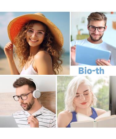 Buy Bio-th 3 Pack Blue Light Glasses for Women - Anti Eyestrain UV Protection Stylish Leopard & Pink Designs - Perfect for Gaming TV & Computer Use - Buy Online on GoSupps.com