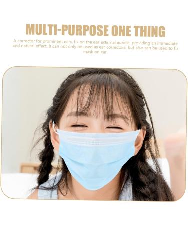 Beaupretty Auricle Corrector Ear Covers - 6 Pairs Flexible Ear Cuff for Sleep & Corrective Use | Black Earmuffs for Auricle Correction 4.4x3.6x0.4cm - Buy Online on GoSupps.com