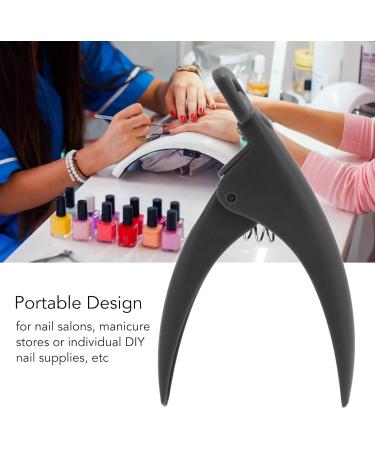 Nail Tip Cutter Nail Tip Trimmer Sturdy Stainless Steel Head DIY Plastic Handle Portable for Nail Salons for Home (Black) - Buy Online on GoSupps.com