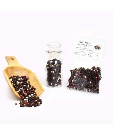 Feine W rze Colored pepper with mixed pink peppercorns whole colored pepper pepper mix pepper specialty Piper nigrum 20 g