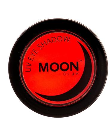 Moon Glow - Blacklight Neon Eye Shadow 0.12oz Red Glows brightly under Blacklights/UV Lighting!
