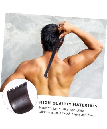 Plafope 2-Piece Ebony Back Massage Device | Portable Wood Scratching Massager for Seniors | Creative Claw Tool for Relieving Back Pain - Buy Online on GoSupps.com