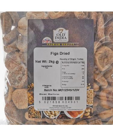 Old India Figs Dried 2kg - Buy Online on GoSupps.com