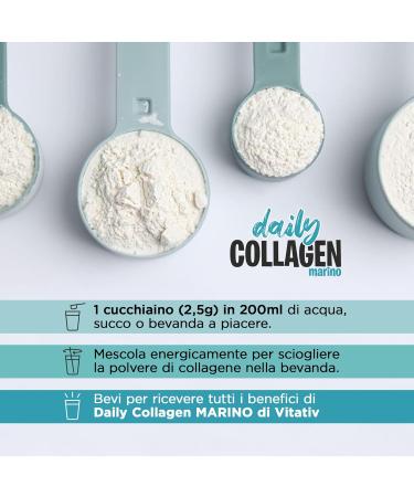  VITATIV Hydrolyzed Marine Collagen Powder | For skin elasticity and connective tissue health | 100 servings | 250 g | VITATIV - Buy Online on GoSupps.com