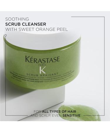 Kerastase Fusio Soothing Scalp Scrub | Cleansing Conditioning Treatment | Jojoba & Vitamin B5 | For All Hair Types - 8.5 Fl Oz - Buy Online on GoSupps.com