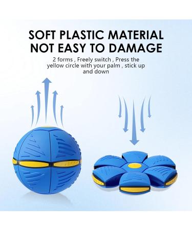 MR.HOKWY Pet Flying Saucer Magic Ball - UFO Pet Flying Disc Ball Creative Fly Saucer Magic Balls Magic Frisbee Dog Toy Ball Fun Puppy Interactive Flying Flat Throw Disc Balls Children Toy - Buy Online on GoSupps.com