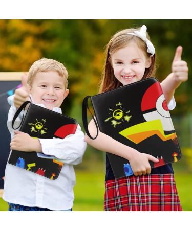 9 Pocket Card Binder- 900 Cards Trading Card Holder with 50 Sleeves, Zipper Album for Boys Girls Gift- Black - Buy Online on GoSupps.com