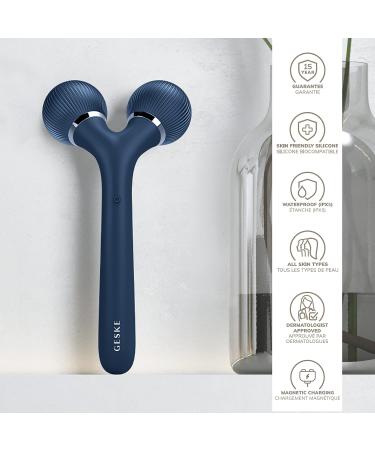 Geske SmartAppGuided Sonic Facial & Body Roller | 4-in-1 Dermaroller Device for Professional Face & Body Care | Enhance Your Beauty Routine - Buy Online on GoSupps.com