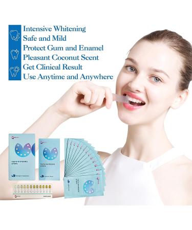 Sensitivity-Friendly Coconut Whitening Strips for Effective Teeth Stain Removal - Buy Online on GoSupps.com