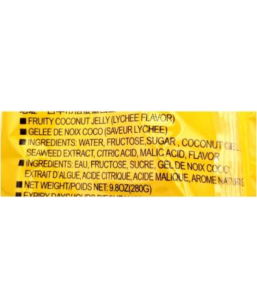 Fruity Lychee Coconut Jelly 9.8oz | 280gr - Pack of 3 Bags - Lychee Coconut Jelly Bites - Buy Online on GoSupps.com
