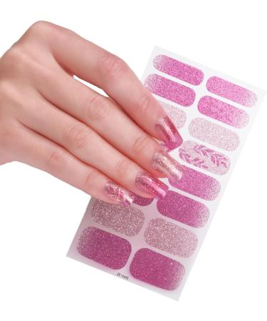 Full Nail Wraps - French Manicure Stickers | Durable UV Resistant Gel Film Professional Quality Beauty Accessories for Ladies Office Travel Evening Gift Modern Elegance - Buy Online on GoSupps.com