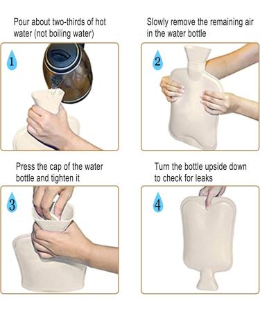VStar66 Hot Water Bottle with Cover - 1L Pink Pig Warm Bag for Pain Relief (10.2 x 5.9 inch) - International Shipping Available - Buy Online on GoSupps.com