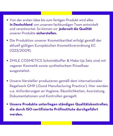 BriConti ZMILE COSMETICS Beauty Advent Calendar 3D Christmas Trees 24 surprises for making up and styling in the traditional door Advent calendar with vegan cosmetics - Buy Online on GoSupps.com