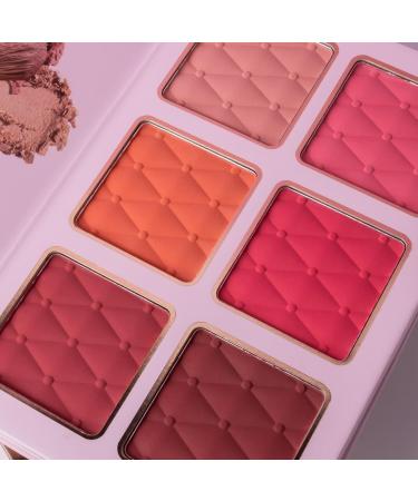 Iridescent 43 Colors Eyeshadow Palette Glitter Face Palette Contour Blush for Daily Party Birthday Wedding Event Work Women Brides Girls - Buy Online on GoSupps.com