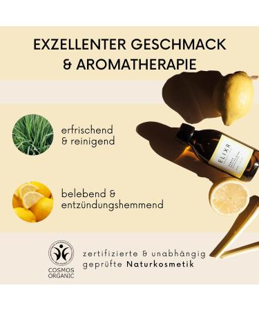 Elixr Purity Mouthpiece - Ayurvedic Mouthwash with Lemon & Lemongrass Oil (3x 200ml) | Certified Natural Cosmetics from Germany | International Shipping - Buy Online on GoSupps.com