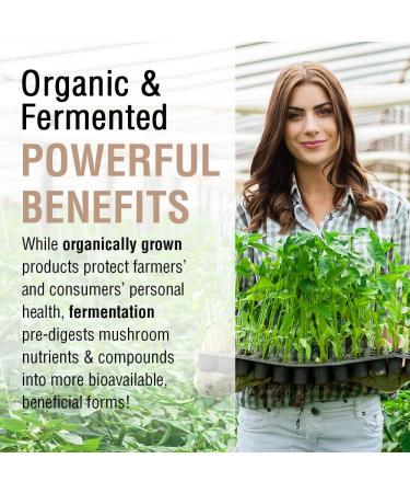 SOLARAY Organically Grown Fermented Mushroom Immune Complex 600mg - 100 VegCaps - Buy Online on GoSupps.com