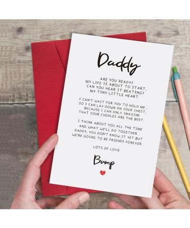 Ogeby Father s Day Card for Dad-to-Be | Cute Pregnancy Announcement Poem Card Gift - Buy Online on GoSupps.com