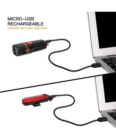 Wastou Super Bright Bike Front Light 1200 Lumen | IPX6 Waterproof 6 Modes Flashlight Torch | USB Rechargeable Tail Light - Buy Now! - Buy Online on GoSupps.com