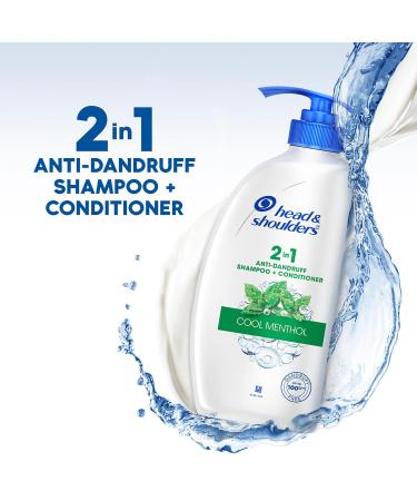 Buy Head & Shoulders Anti-Dandruff Shampoo 1L | Cool Menthol & Scalp Energizer - International Shipping Available - Buy Online on GoSupps.com
