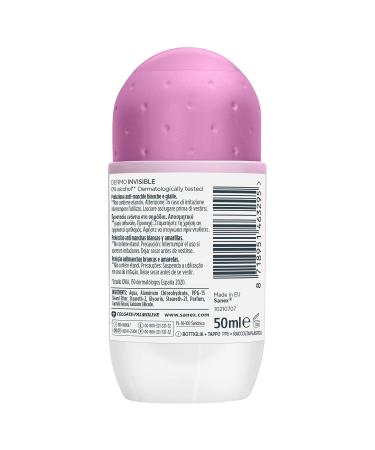 Sanex 50ml Invisible Deodorant Roll-On - Long-Lasting Protection - Buy Online on GoSupps.com
