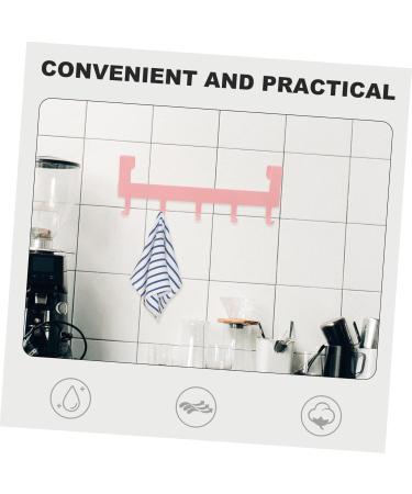STOBAZA 2pcs Shower Towel Bar Towel Hanger Door Towel Rack Traceless Hooks Hook up Household Clothes Hook - Buy Online on GoSupps.com