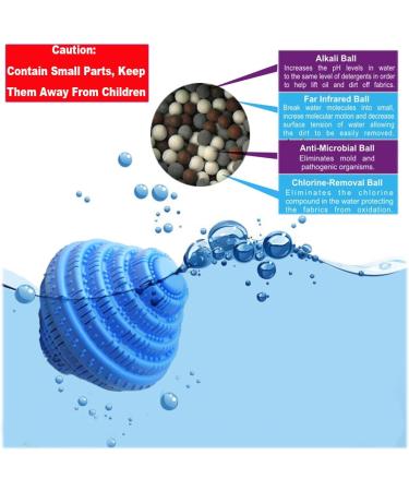 BERON Eco-Friendly All Natural Laundry Detergent Alternative - Super Wash Balls for 1500 Washings - Buy Online on GoSupps.com