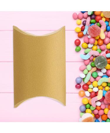 CHILDWEET 20pcs Candy Box Candy Case Pillow Shaped Boxes Kraft Pillow Boxes Cookies Boxes Pillow Shaped Treat Boxes Small Favor Boxes Small Candy Containers Pillows Bride Paper Wedding Snack 1 - Buy Online on GoSupps.com