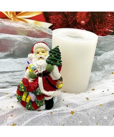 Christmas Silicone Candle Mold Santa Claus 3D Soap Mold Aroma Candle Plaster Mold Chocolate Mold Christmas Home Decor Santa Mold Silicone Chocolate Soap 3d S0098 - Buy Online on GoSupps.com