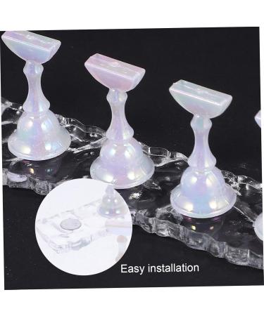 DRESSOOS 2 Sets Manicure Practice Base Nail Display Holder Nail Art Stand Press on Nails Display Holder Nail Tip Holders Nail Stands Show Rack Fake Nail Holder Fairy False Nails Acrylic - Buy Online on GoSupps.com