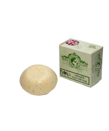 Goats Milk and Oatmeal Soap 100g Triple Milled Hand Made by Elegance Natural Skin Care for Sensitive Skin Psoriasis Eczema Dry Skin Dermatitis Rosacea