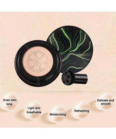Mushroom Head Air Cushion CC Cream Natural Foundation & Full Coverage Concealer | Moisturizing BB Cream with Oil Control & Brightening | 20g Natural Makeup (1 Pack) - Buy Online on GoSupps.com