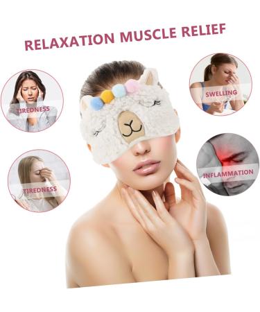 GLEAVI 4 Pcs Cartoon Eye Shade Yoga Eye Mask - Plush Light Blocking Sleep Masks for Comfort | 3D Eye Cover for Kids - Assorted Colors - Buy Online on GoSupps.com